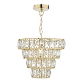 Cerys Gold Pendant Dar Lighting CER0135